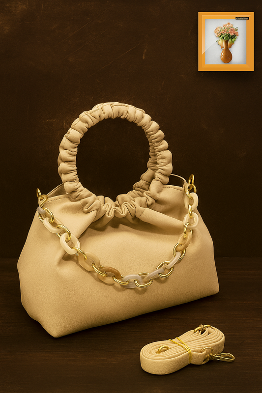 Women Slingbags – Stylish Solid PU mk Sling Bag , Front